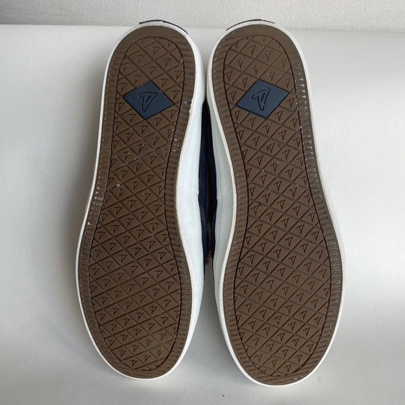 Sperry Navy Leather Sneakers - Picture 4 of 7